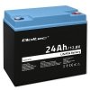 Qoltec Akumulator LiFePO4 Litowo-Żelazowo-Fosforanowy | 12.8V | 24Ah |  307.2Wh | BMS
